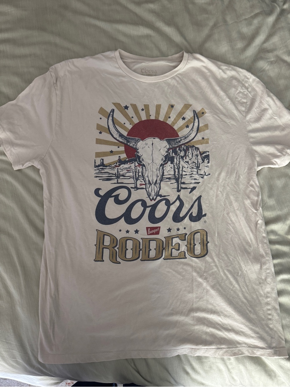 Coors Rodeo Graphic Tee - Cream XL